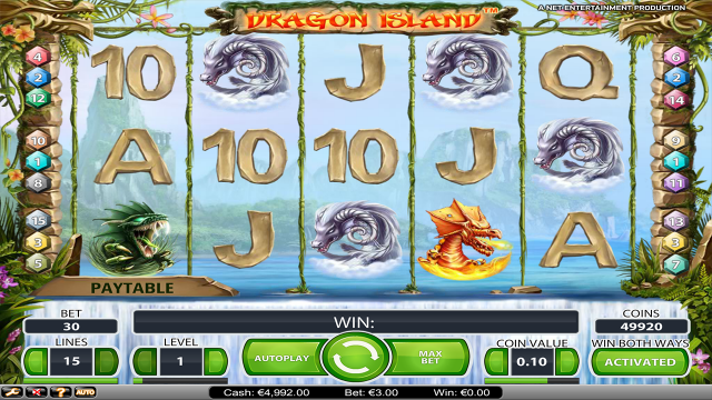 Бонусная игра Dragon Island 2