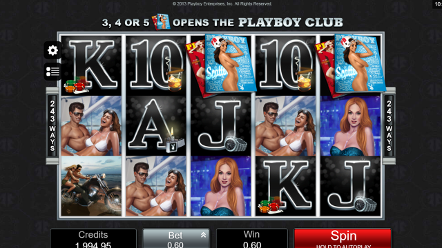 Игровой интерфейс Playboy 13