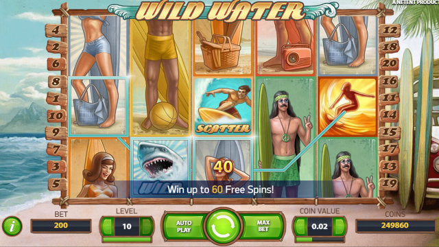Игровой интерфейс Wild Water 9