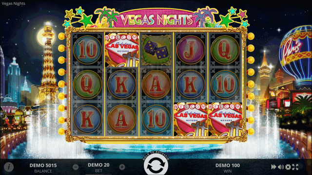 Игровой интерфейс Vegas Nights 2