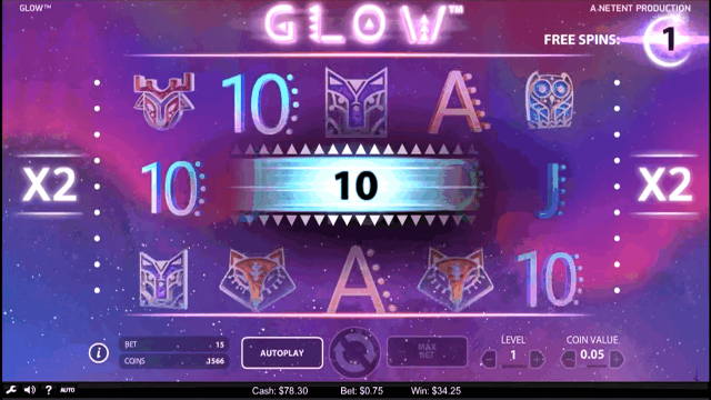 Игровой интерфейс Glow 8