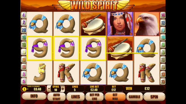 Бонусная игра Wild Spirit 7