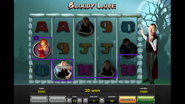 Бонусная игра Bloody Love 8