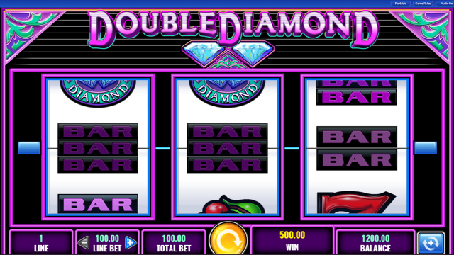 Игровой интерфейс Double Diamond 15