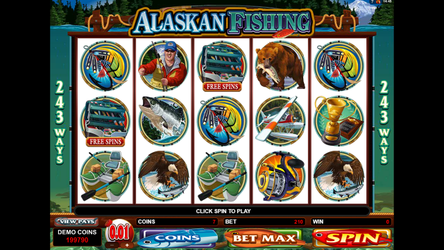 Бонусная игра Alaskan Fishing 8
