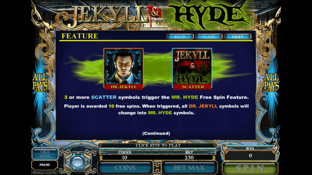 Характеристики слота Jekyll And Hyde 5