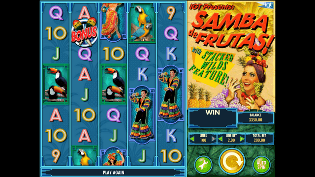 Бонусная игра Samba De Frutas 2