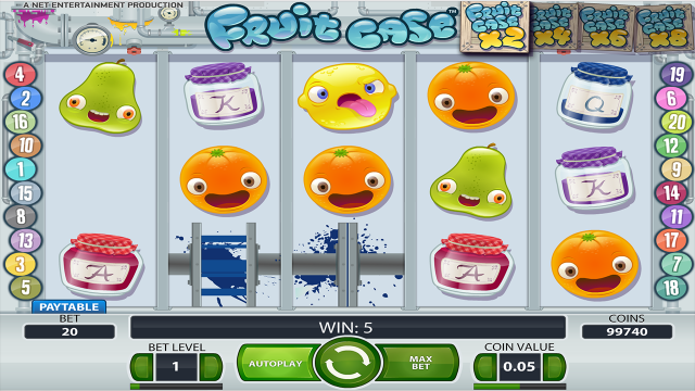 Игровой интерфейс Fruit Case 3
