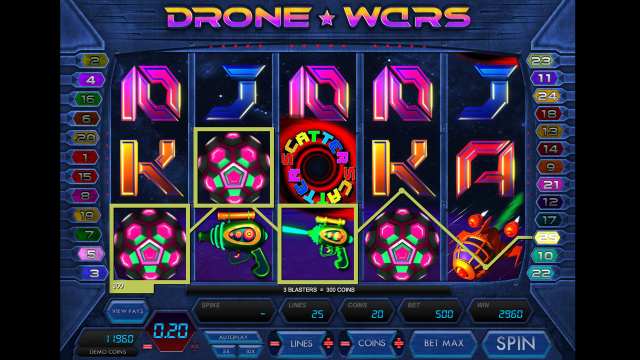 Игровой интерфейс Drone Wars 8