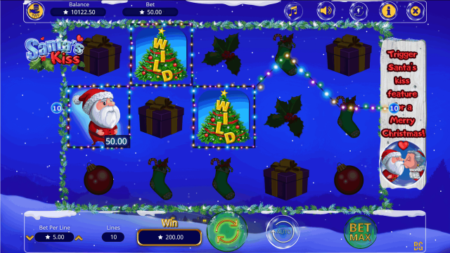 Игровой интерфейс Santa's Kiss 4
