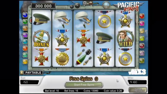 Бонусная игра Pacific Attack 6