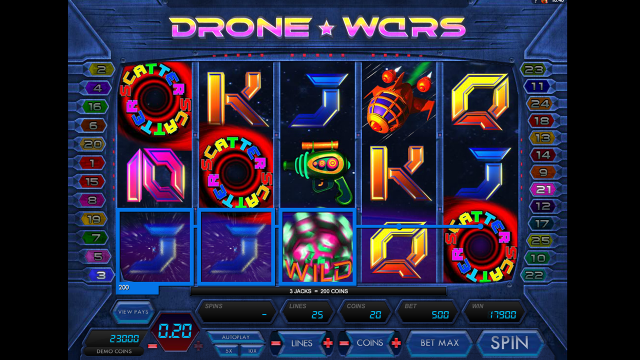 Игровой интерфейс Drone Wars 4