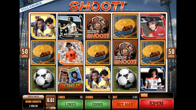 Игровой интерфейс Shoot! 1