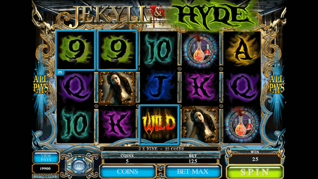 Бонусная игра Jekyll And Hyde 9