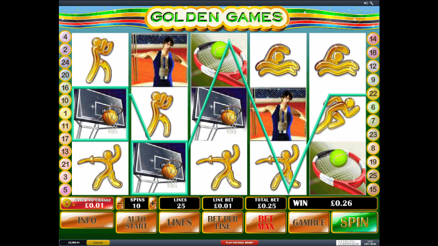 Игровой интерфейс Golden Games 3