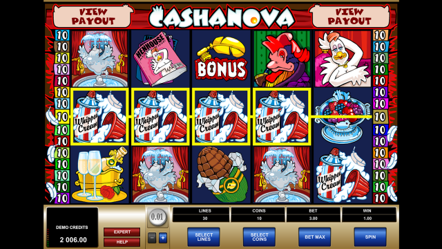 Бонусная игра Cashanova 9