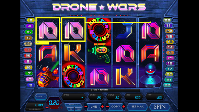 Игровой интерфейс Drone Wars 10